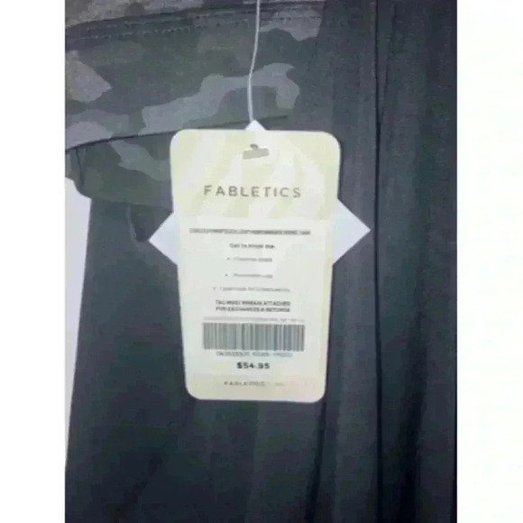 FABLETICS Giselle Powertouch Built-in Sports Bra Swing Camo Tank Top Size XXS - Picture 7 of 8